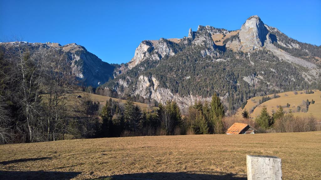 Ferienwohnung Kalchofen Boltigen Buitenkant foto